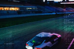 Audi RS7 ohne Fahrer auf dem Hockenheimring