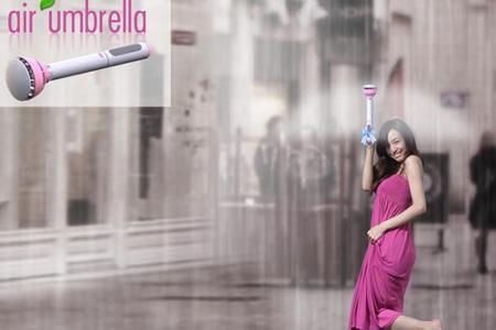 Der Regenschirm ohne Schirm: air umbrella Der Regenschirm ohne Schirm: air umbrella