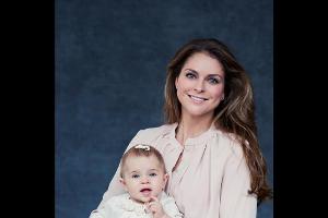 Madeleine von Schweden mit ihrer Tochter Leonore