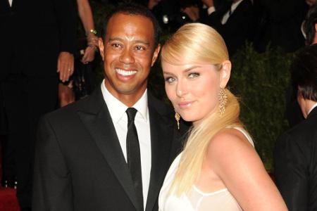 Tiger Woods und Lindsay Vonn bei einer Feier des 