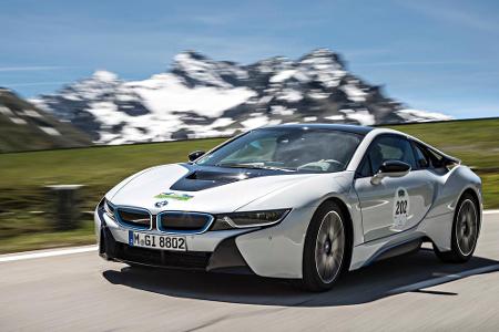 Der BMW i8 bei der Silvretta-Rallye 2014