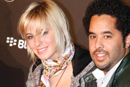 Ein Bild aus glücklichen Tagen: Jasmin Weber und Adel Tawil auf der Fashion Week Berlin 2009