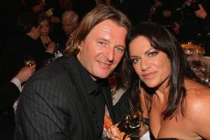 Ein Bild aus glücklicheren Tagen: Lambert Dinzinger und Christine Neubauer im Jahr 2008