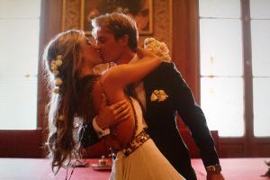 Wolke 7: Nico Rosberg und Vivian Sibold haben sich getraut