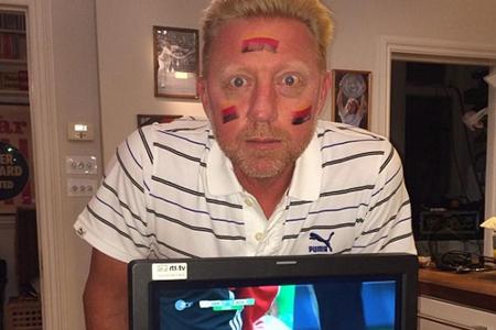 Boris Becker im WM-Fieber Boris Becker im WM-Fieber