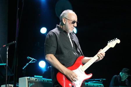 Pete Townshend von The Who bei einem Auftritt in Atlanta