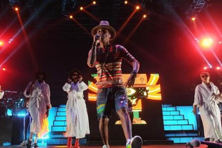 Pharrell Williams auf dem Coachella Festival