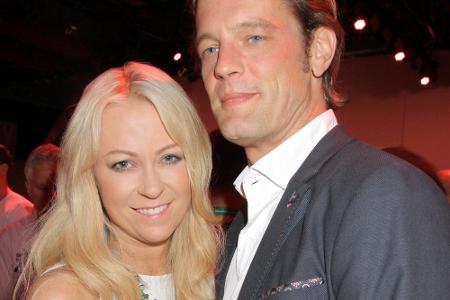 Jenny Elvers an der Seite ihres Lebensgefährten Steffen von der Beeck