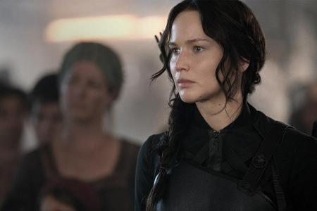 Jennifer Lawrence alias Katniss Everdeen in Jennifer Lawrence alias Katniss Everdeen in