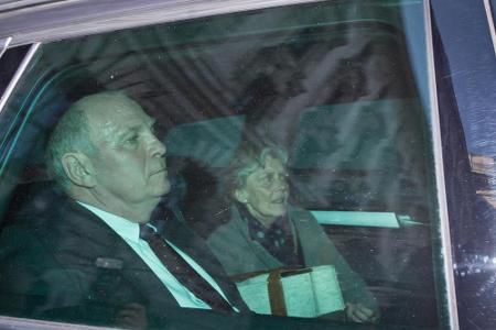 Uli Hoeneß und seine Frau Susi nach der Urteilsverkündung