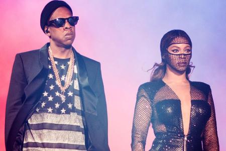 Jay Z und Beyoncé gemeinsam auf der Bühne