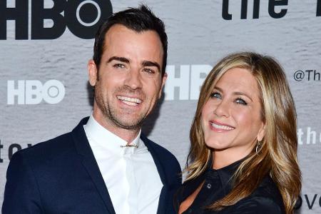 Jennifer Aniston mit ihrem Verlobten Justin Theroux