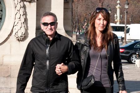 Robin Williams und Susan Schneider während ihrer Flitterwochen im Jahr 2011 Robin Williams und Susan Schneider während ihrer Flitterwochen im Jahr 2011