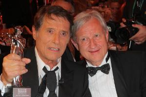 Udo Jürgens mit seinem Manager Freddy Burger bei der Verleihung der Romy Awards 2011 in Wien