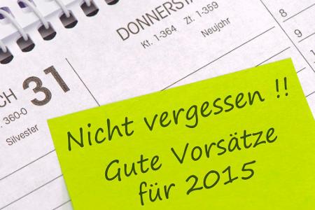 Immer diese guten Vorsätze Immer diese guten Vorsätze