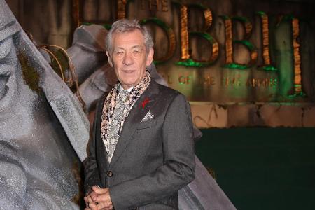 Gandalf-Darsteller Ian McKellen bei der 