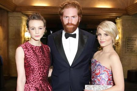 Carey Mulligan (li.), Patrick Liotard-Vogt, Dianna Agron