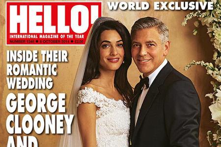 Romantische Hochzeit in Venedig: Amal Alamuddin und George Clooney