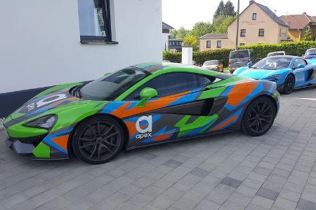 McLaren 570S - Fan-Autos - 24h-Rennen Nürburgring 2017 - Nordschleife