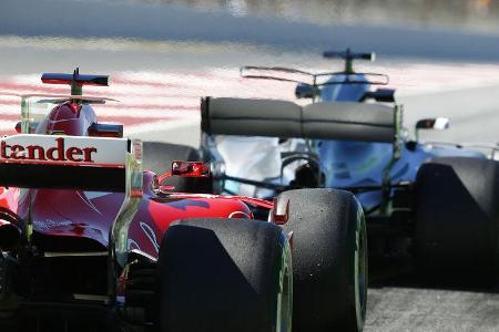 Sebastian Vettel & Lewis Hamilton - Mercedes & Ferrari - GP Spanien - Barcelona - 12. Mai 2017