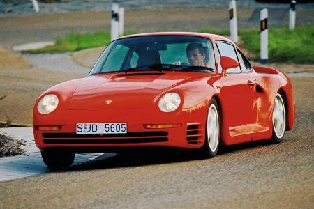 Porsche 959, Frontansicht