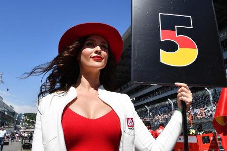 Grid Girls - Formel 1 - GP Russland 2017