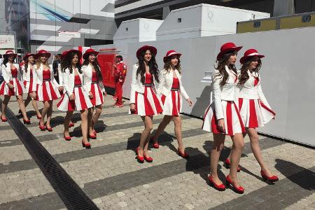 Grid Girls - Formel 1 - GP Russland 2017