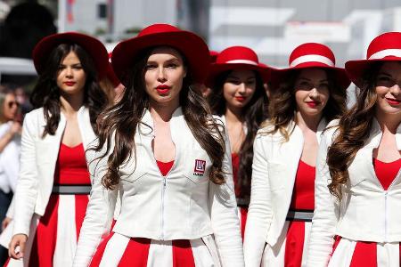 Grid Girls - Formel 1 - GP Russland 2017