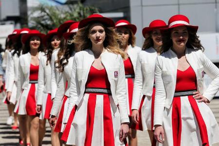 Grid Girls - Formel 1 - GP Russland 2017