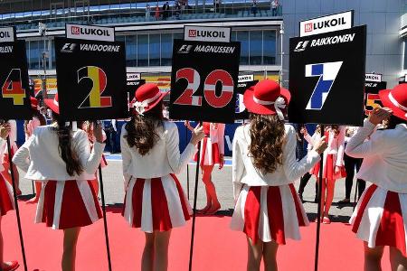 Grid Girls - Formel 1 - GP Russland 2017