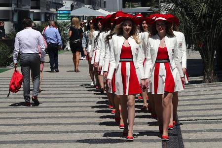 Grid Girls - Formel 1 - GP Russland 2017