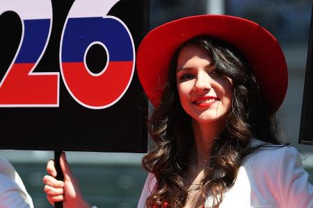 Grid Girls - Formel 1 - GP Russland 2017