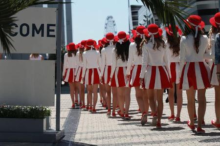Grid Girls - Formel 1 - GP Russland 2017