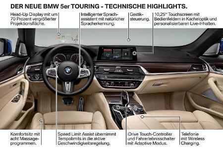 BMW 5er Touring 2017.
