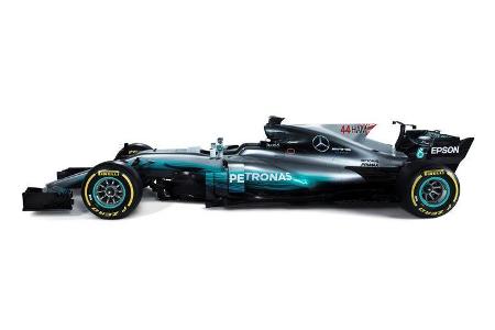 Mercedes-Grafik - Startnummern - Lewis Hamilton - 2017