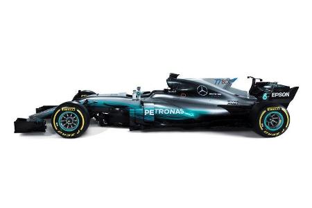 Mercedes-Grafik - Startnummern - Valtteri Bottas - 2017