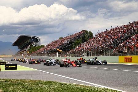 Start - Formel 1 - GP Spanien - 14. Mai 2017