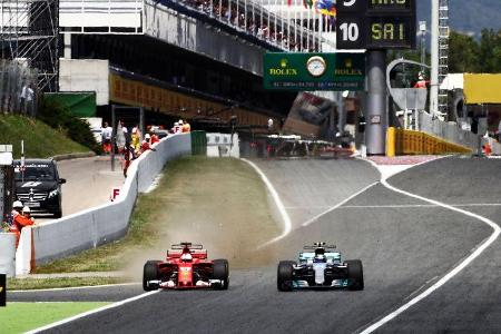 Sebastian Vettel - Valtteri Bottas - Formel 1 - GP Spanien - 14. Mai 2017