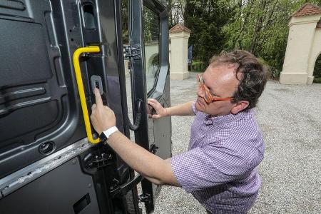 Kleiner Helfer im Heck: Lichtschalter für die Kastenbeleuchtung.