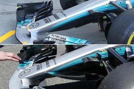 Mercedes - Technik - GP Spanien 2017