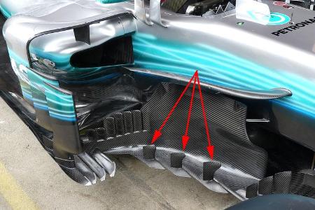 Mercedes - Technik - GP Spanien 2017