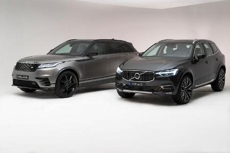 Range Rover Velar und Volvo XC60 Fotostudio