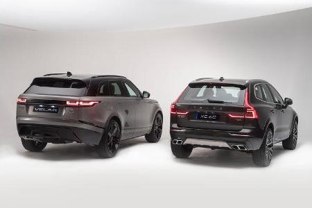 Range Rover Velar und Volvo XC60 Fotostudio