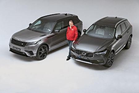 Range Rover Velar und Volvo XC60 Fotostudio
