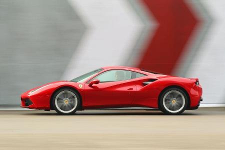 Ferrari 488 GTB, Seitenansicht