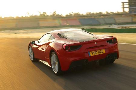 Ferrari 488 GTB, Heckansicht