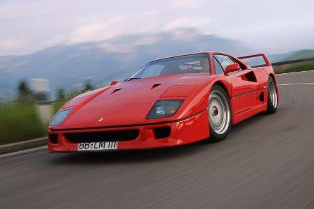 Ferrari F40, Frontansicht