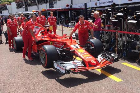 Ferrari - GP Monaco - Formel 1 - 14. Mai 2017