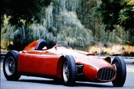 Mit Fangio Weltmeister: Lancia D50.