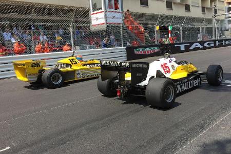 Jean-Pierre Jabouille & Alain Prost - Renault - Formel 1 - GP Monaco - 26. Mai 2017